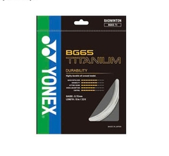 CƯỚC CẦU LÔNG YONEX BG65 TITANIUM SỢI 10 M