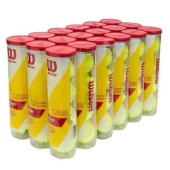 BÓNG TENNIS WILSON CHAMPIONSHIP EXTRA DUTY 4 QUẢ ỐNG ĐỎ