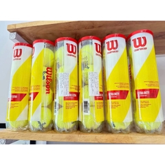 BÓNG TENNIS WILSON CHAMPIONSHIP EXTRA DUTY 4 QUẢ ỐNG ĐỎ