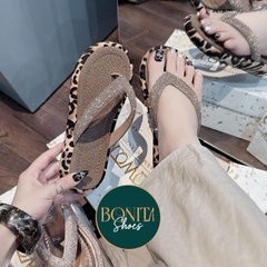 N58 Dép xuồng nữ kẹp quai bản đá 3 cm _ BM328