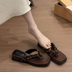 BM251 Dép bệt nữ Bonita Shoes quai phồng mũi vuông gót thấp thoải mái 3 cm - NS12