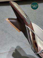 G299 Guốc cao gót nữ Bonita Shoes quai ngang gót pháp mũi vuông cao 5cm - NS12