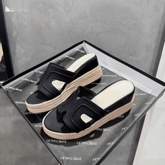 BMC19 Dép xuồng nữ đế cối Bonita Shoes quai H mềm đế cao 7 cm và 9 cm P - NS2