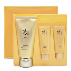 Sữa Rửa Mặt Nhân Sâm Vàng Phục Hồi - Dưỡng Sáng Sooryehan Chunsam Golden Cleansing Foam Set