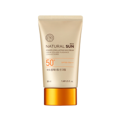 Kem Chống Nắng Lâu Trôi & Hiệu Chỉnh Tông Da The Face Shop Natural Sun Eco Power Long-Lasting Sun Cream SPF50+ PA+++