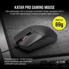 Bộ Bàn phím và chuột Gaming Corsair, Combo CORSAIR K55 RGB PRO + KATAR PRO GAMING BUNDLE hàng chính hãng CORSAIR