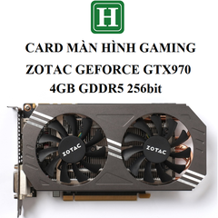Card màn hình ZOTAC GEFORCE 4GB DDR5 256bit, hàng zin tháo máy BH 6 tháng