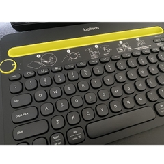 Bàn phím không dây bluetooth Logitech K480 - Kết nối 3 thiết bị, Mac/ PC/ Laptop/Tablet