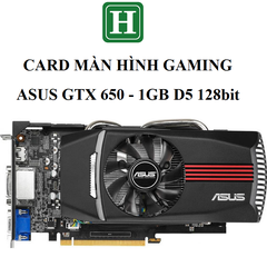 Card màn hình ASUS GTX 650 1GB GDDR5 128bit, hàng tháo máy chính hãng BH 6 tháng