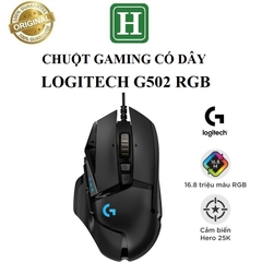 Chuột Gaming có dây - Logitech G502 RGB Gaming, hàng chính hãng BH 6 tháng