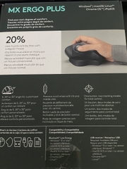 Chuột Bi xoay Công Thái Học Logitech, Ergo M575, Logitech MX ERGO Plus Wireless Laser Trackball Mouse, BH 12 tháng