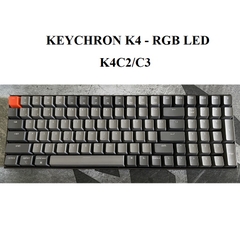 Bàn Phím Cơ không dây KEYCHRON - Keychron Aluminum Frame RGB Hotswap, hàng zin like new, BH 6 tháng