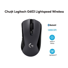 Chuột gaming Bluetooth Logitech G603 Wireless Lightspeed, hàng chính hãng BH 6 tháng