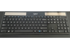 Bàn phím Logitech năng lượng mặt trời, Logitech Wireless Solar Keyboard K750, hàng chính hãng bảo hành 6 tháng