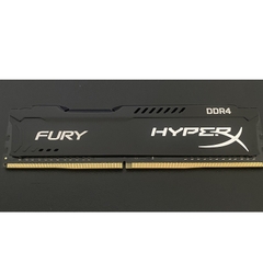 Ram PC Tản Nhiệt 8GB DDR4 bus 2400, 2666, 3200 KINGSTON FURY HYPER X, ram Gaming có led, Bảo hành 36 tháng