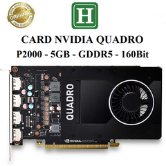 Card màn hình NVIDIA QUADRO P2000 5GB ddr5 160bit, hàng tháo máy BH 6 tháng