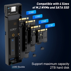 Hộp đựng ổ cứng SSD M2,  SSD M2 NVMe hàng chính hãng Orico, bảo hành 12 tháng