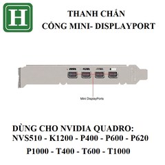 Thanh chắn miniDisplayPort cho card VGA - thanh chắn thùng PC