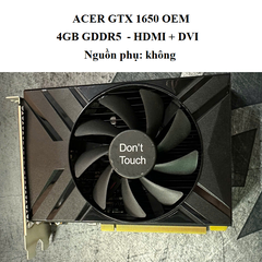 CARD ACER GTX 1650 OEM - 4GD5