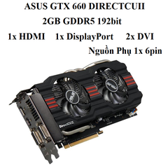 card ASUS GTX 660 2gb ddr5