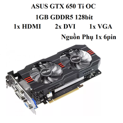 card asus gtx650ti oc - 1gb gddr5