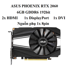 card ASUS PHOENIX RTX 2060 1 fan