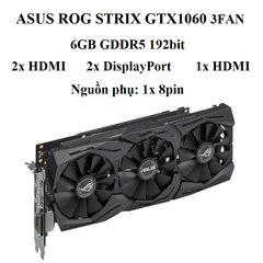 card ASUS ROG STRIX GTX 1060 - 3 fan 6GD5
