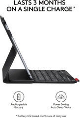 Bàn phím cho Ipad - Logitech Type+ Y-R0048, hàng chính hãng BH 6 tháng