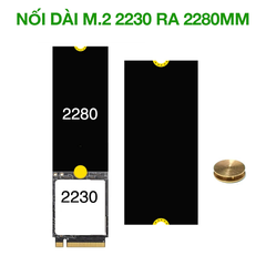 Thanh nối dài SSD, chuyển đổi SSD M2 size 2230 sang 2280