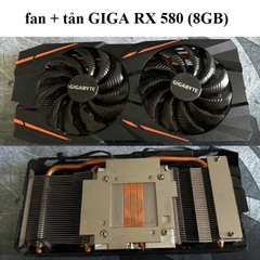 Bộ quạt + tản nhiệt card VGA, RX 460, 580, GTX 1060, 1070,... hàng zin tháo máy