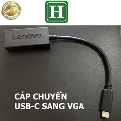 Cáp chuyển đổi USB-C sang VGA, Lenovo USB-C to VGA, hàng chính hãng bảo hành 12 tháng