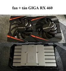 Bộ quạt + tản nhiệt card VGA, RX 460, 580, GTX 1060, 1070,... hàng zin tháo máy