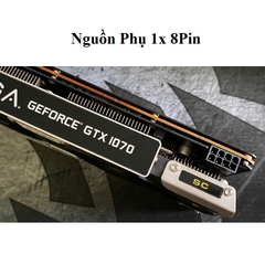 CARD MÀN HÌNH GAMING EVGA GeForce GTX 1070 SC GAMING, 8GB GDDR5 256bit, hàng zin tháo máy BH 6 tháng