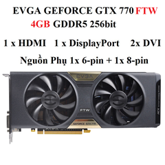 CARD EVGA GTX 770  FTW (2 fan) 4GB