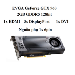 CARD EVGA GTX 960 -2GB 1 FAN