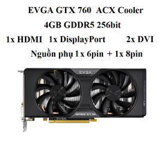 card EVGA GTX 760  ACX Cooler (2 fan) 4GB