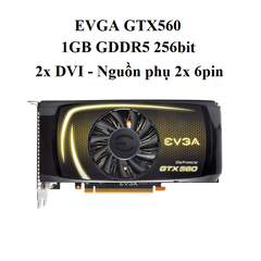 card EVGA GTX 560  1gb d5