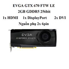 EVGA GTX 670 FTW LE 2GB