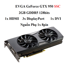 CARD EVGA GTX 950 SSC 2fan 2g d5