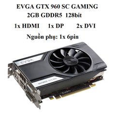 card EVGA GTX960SC 1FAN 2GB D5