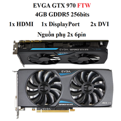 CARD EVGA GTX 970 FTW 4GD5