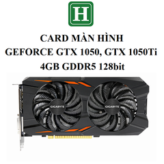 CARD MÀN HÌNH GAMING GEFORCE GTX 1050Ti, 4GB DDR5, hàng zin tháo máy BH 6 tháng