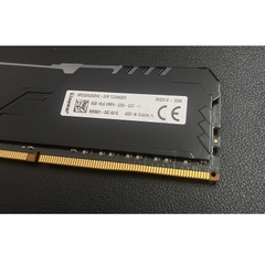 Ram PC Tản Nhiệt 8GB DDR4 bus 2400, 2666, 3200 KINGSTON FURY HYPER X, ram Gaming có led, Bảo hành 36 tháng