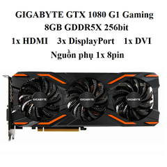 CARD GIGABYTE GTX 1080  G1 3fan - 8GB