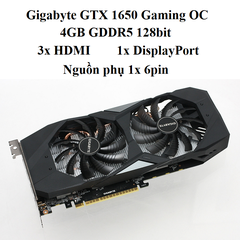 CARD GIGABYTE GTX 1650 GAMING OC - 4GB