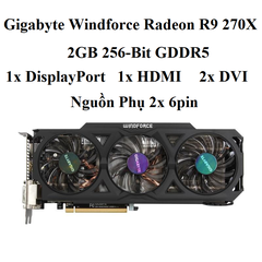 card gaming GIGABYTE R9 270X - 2gb
