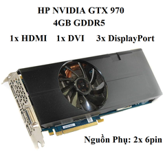 card HP GTX 970 4gb d5