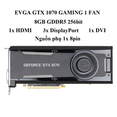 card evga gtx 1070 1 fan 8gb
