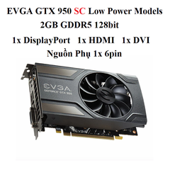 EVGA GTX 950 SC 1fan 2gb ddr5