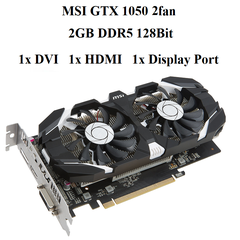 card MSI GTX 1050 2fan - 2gb ddr5